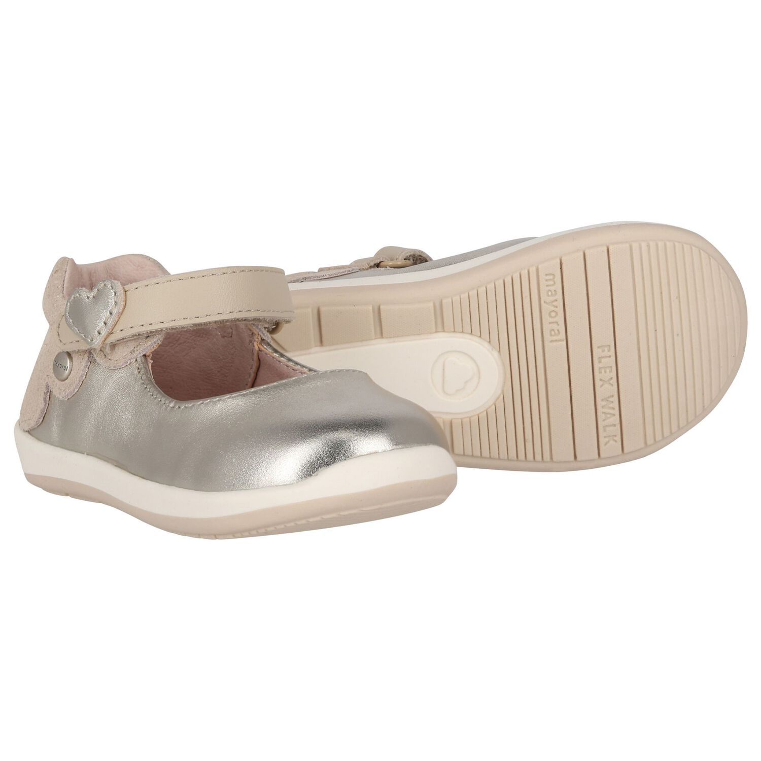 Younger Girls Gold Logo Shoes, 1, hi-res image number null