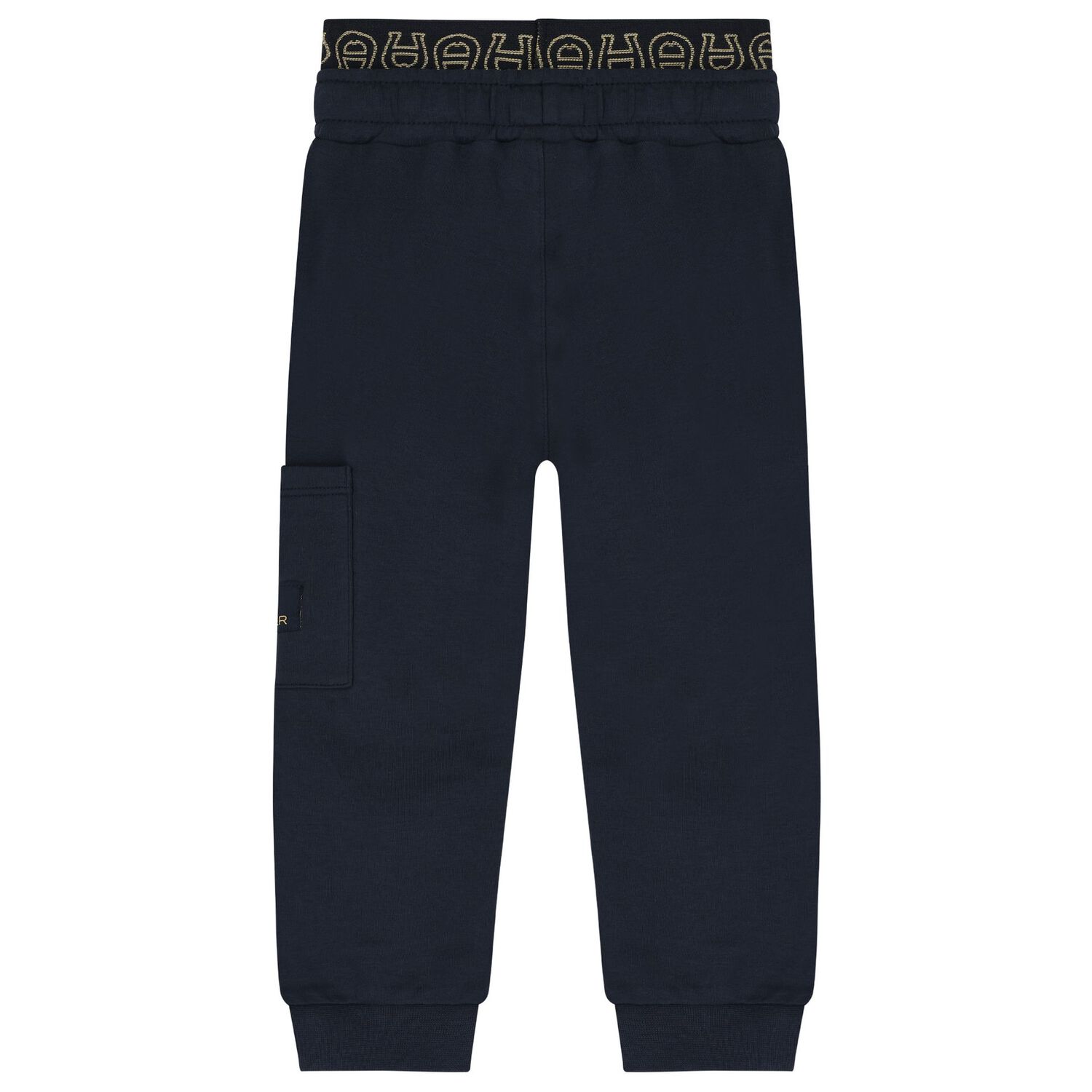Younger Boys Navy Blue Logo Joggers, 1, hi-res image number null