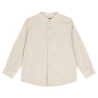 Boys Beige & Ivory Shorts Set, 2, hi-res