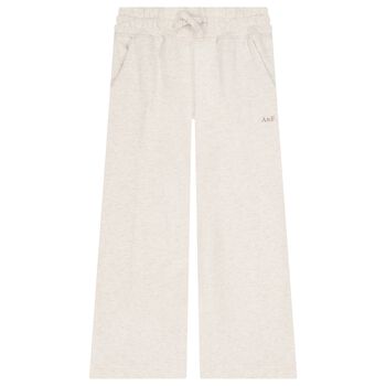 Girls Ivory Logo Joggers