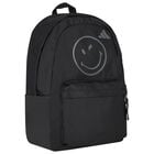 Black Smiley Logo Backpack, 1, hi-res