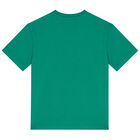 Green & White Logo T-Shirt, 3, hi-res