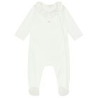 Girls Ivory & Pink Logo Babygrow Gift Set ( 2-Pack ), 1, hi-res