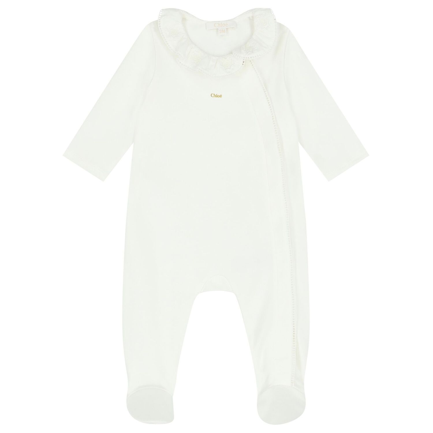 Girls Ivory & Pink Logo Babygrow Gift Set ( 2-Pack ), 1, hi-res image number null