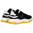 Black Logo Trainers, 1, hi-res