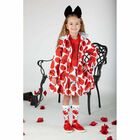 Girls Red Poppy Dress, 1, hi-res