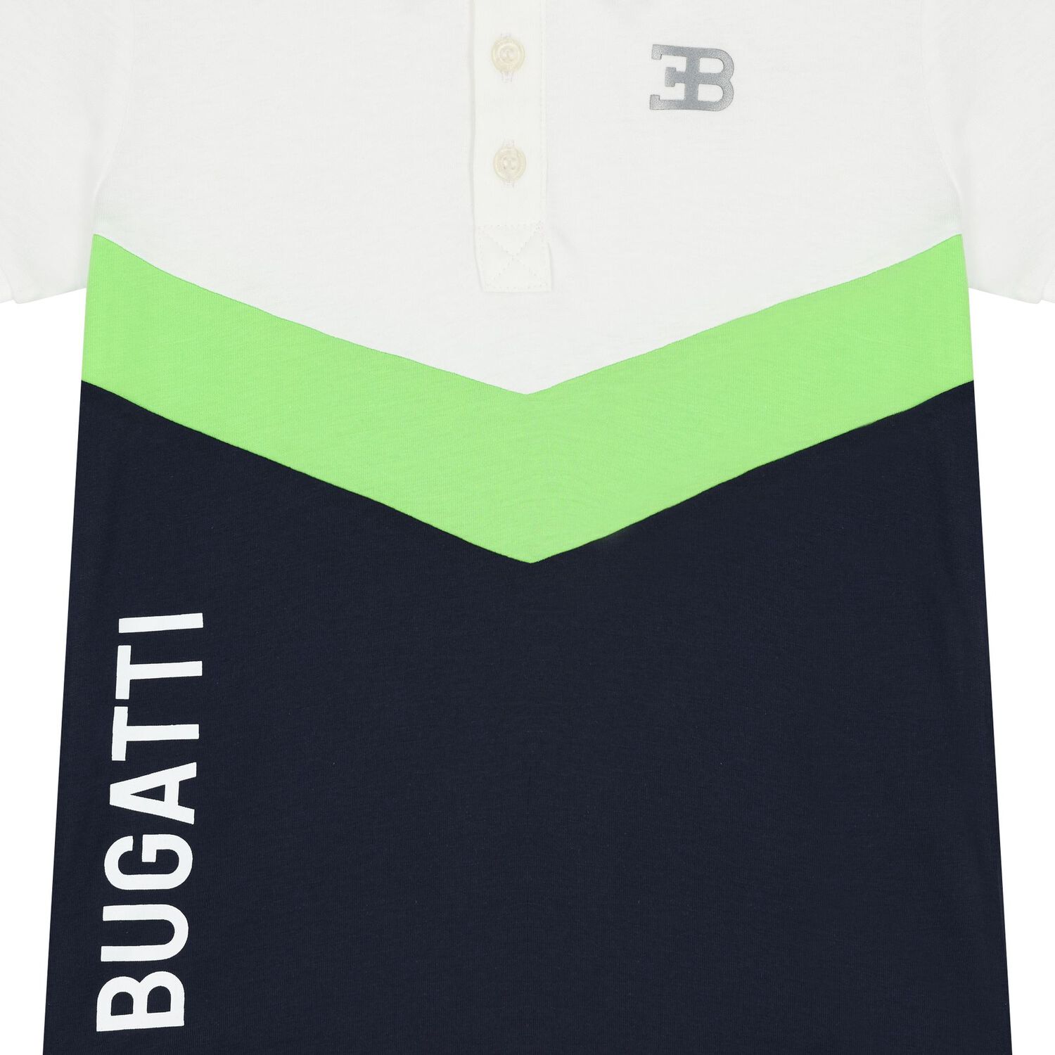 Boys White & Navy Blue Logo Polo Shirt, 1, hi-res image number null