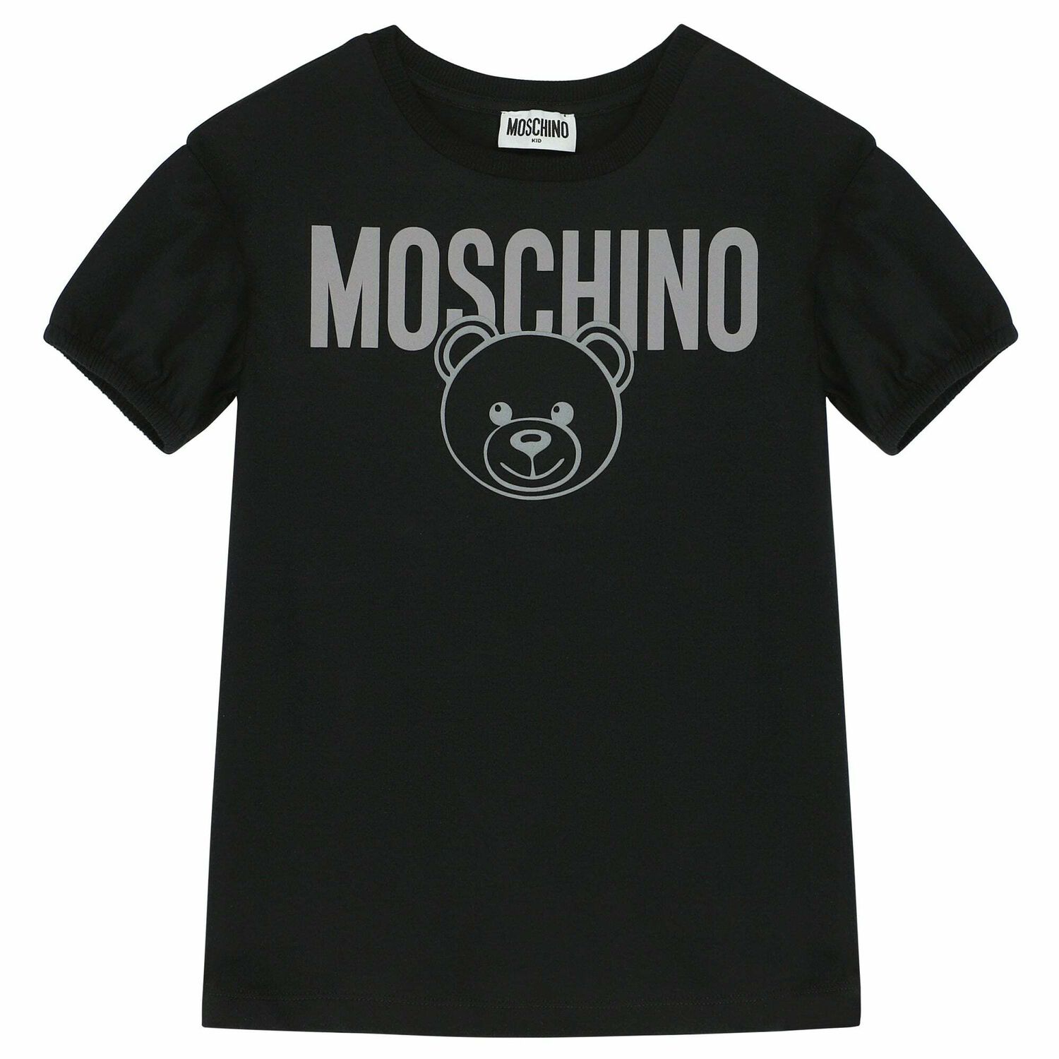 Girls Black Logo T-Shirt, 2, hi-res image number null