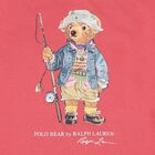 Boys Red Fishing Polo Bear T-Shirt, 1, hi-res