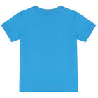 Younger Boys Blue Logo T-Shirt, 2, hi-res