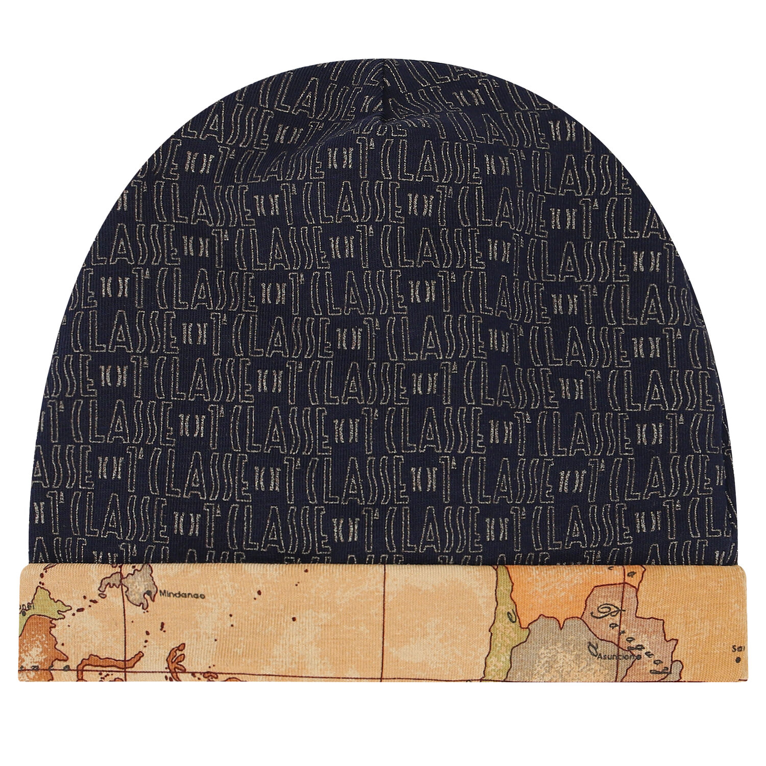 Baby Boys Navy Blue Logo Hat, 1, hi-res