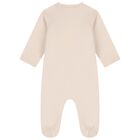Beige & White Train Babygrows ( 2-Pack ), 1, hi-res