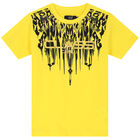 Boys Yellow & Gold Logo T-Shirt, 1, hi-res