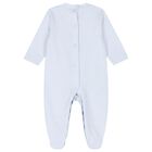 Baby Boys Blue Smocked Babygrow Gift Set, 2, hi-res