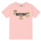 Pink Teddy Logo T-Shirt, 1, hi-res