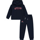 Boys Navy Logo Tracksuit, 1, hi-res