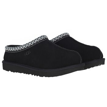 Black Tasman II Suede Mules