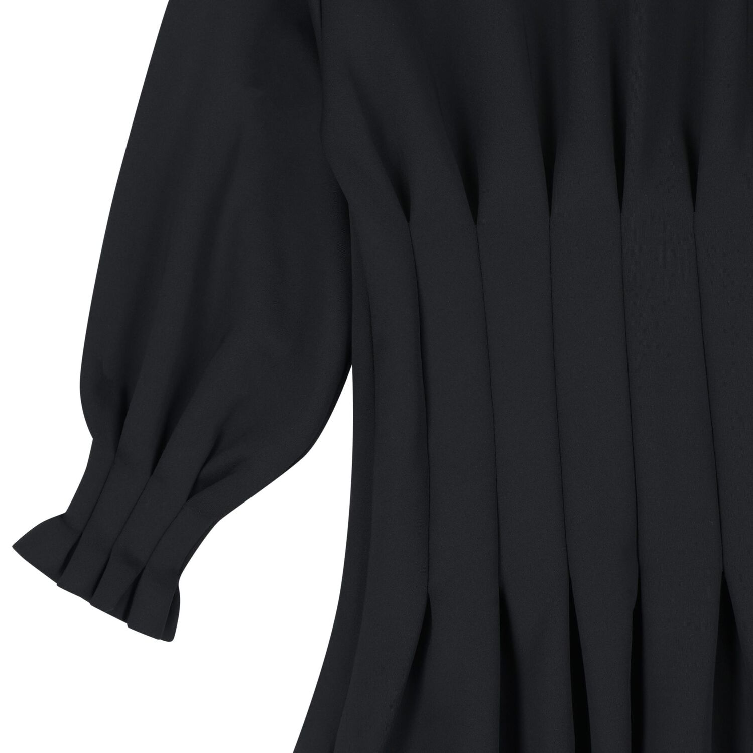 Girls Black Scuba Dress, 2, hi-res
