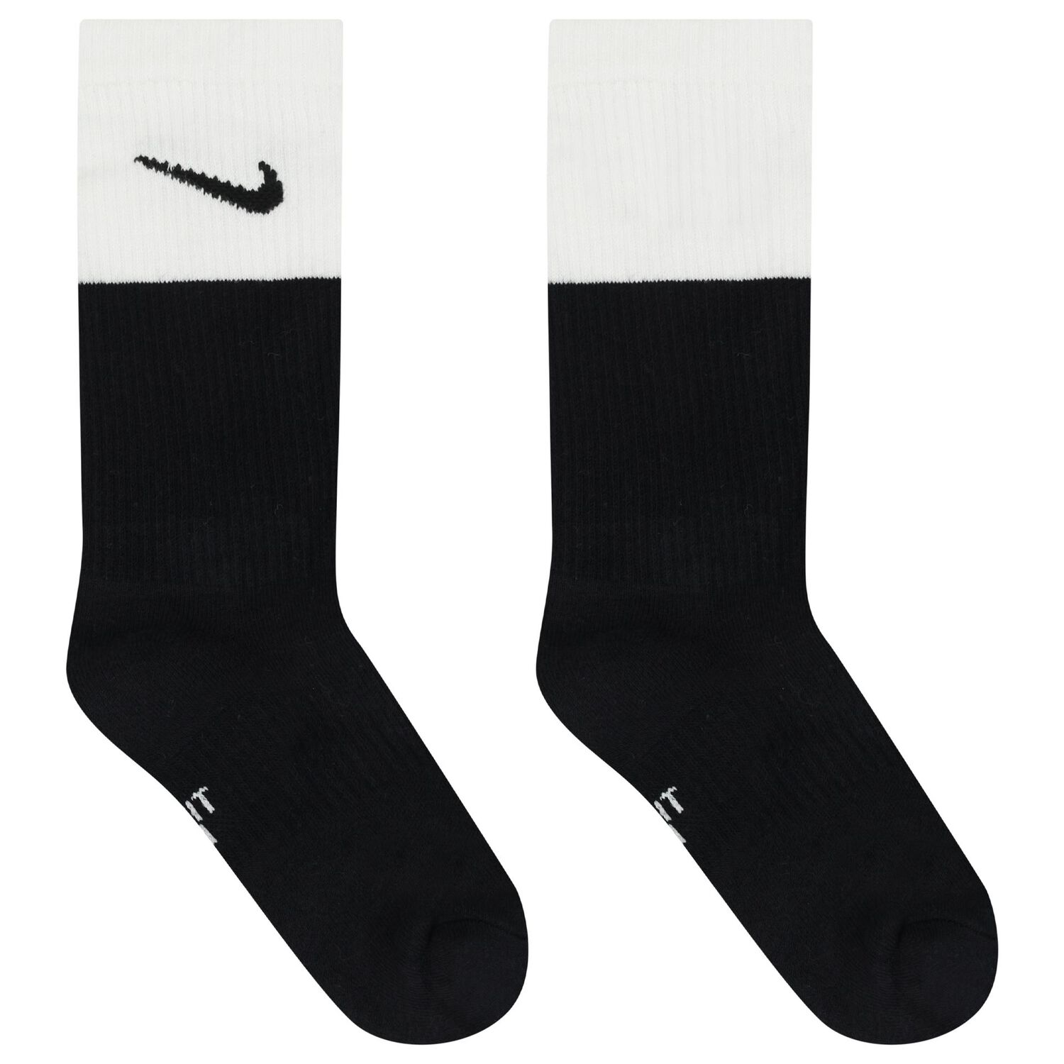 Boys White, Black & Grey Logo Socks ( 6-Pack ), 1, hi-res