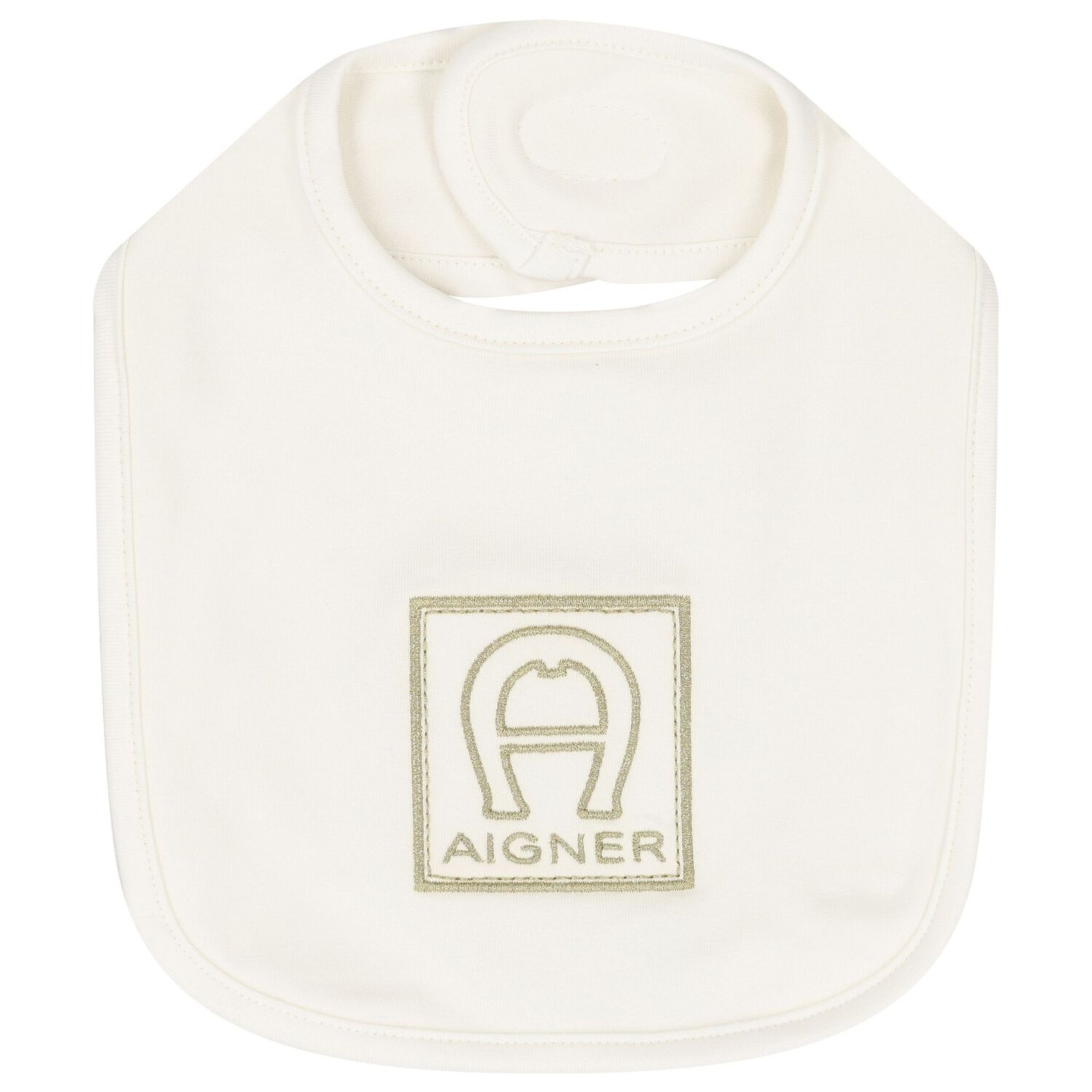 Ivory & Gold Babygrow, Hat & Bib Gift Set, 1, hi-res