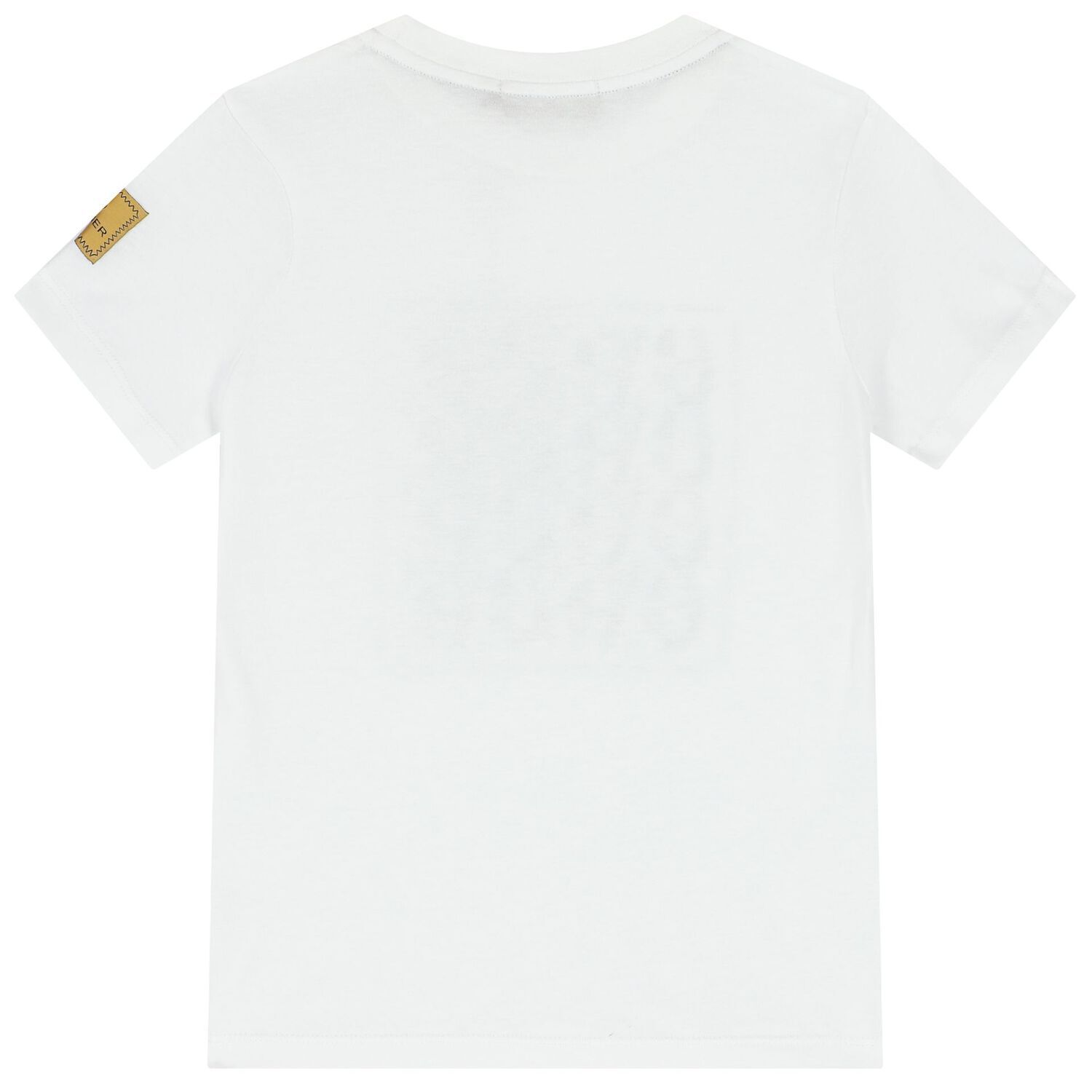 Boys White Logo T-Shirt, 2, hi-res