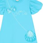 GIrls Blue Logo Bag Dress, 1, hi-res