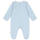 Baby Boys Blue Logo Babygrow, 2, hi-res