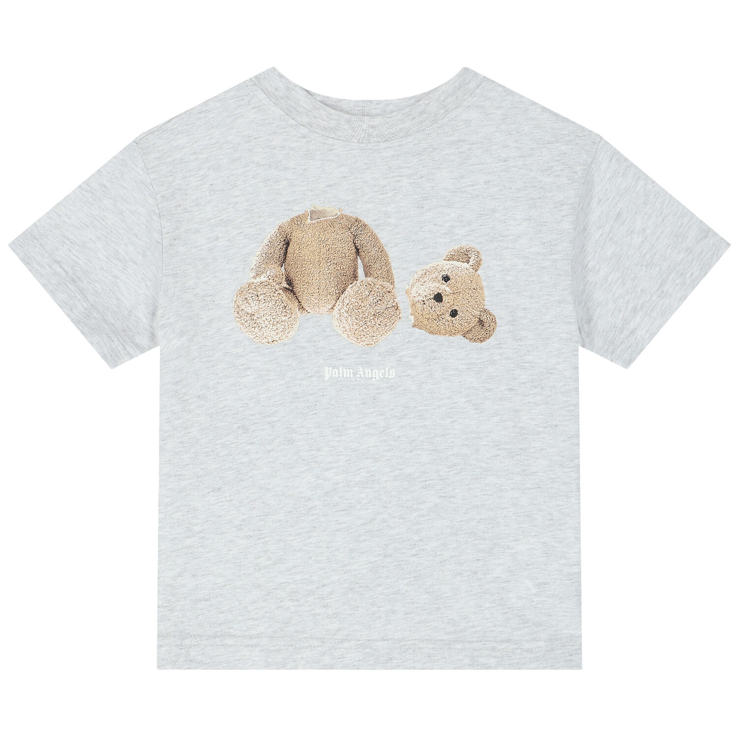 Grey Teddy Bear Logo T-Shirt, 1, hi-res