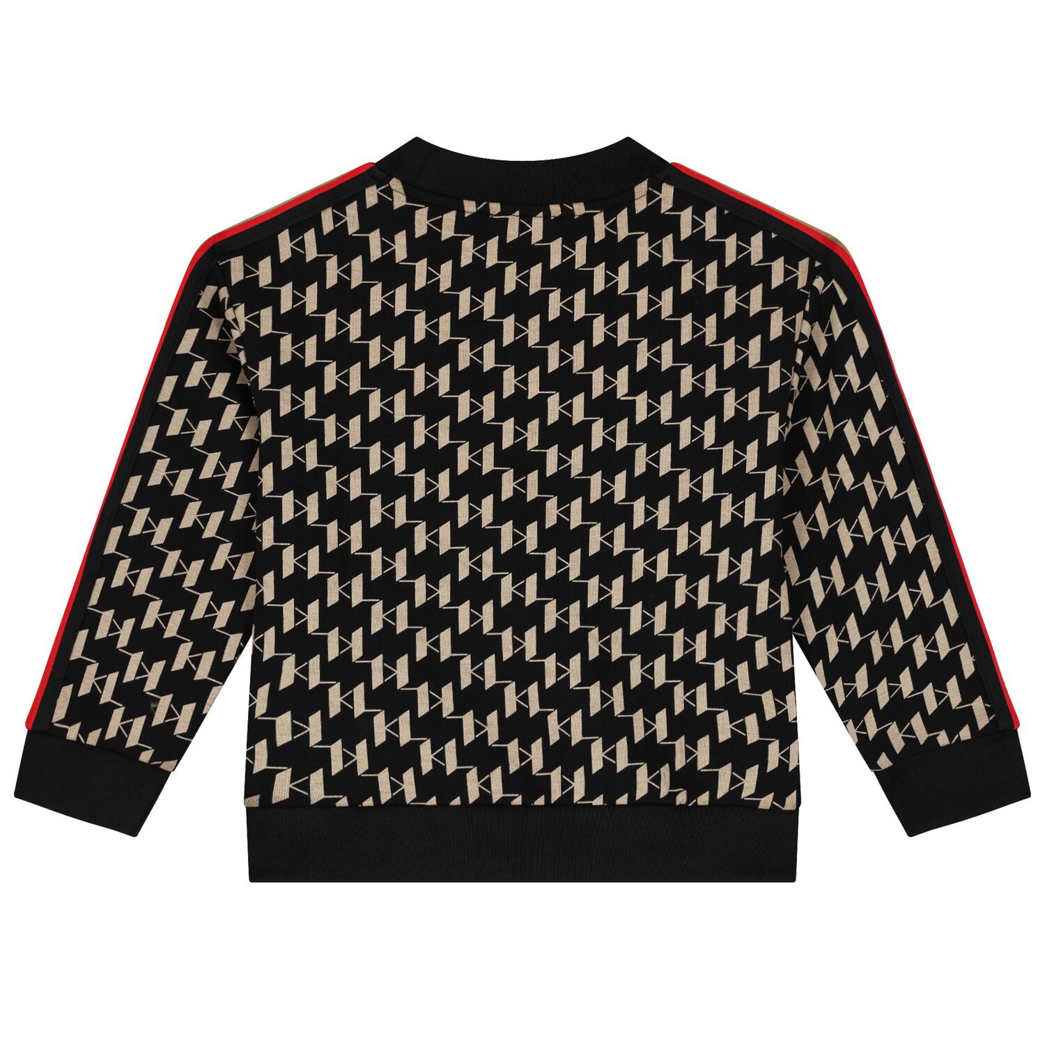 Boys Black Logo Sweatshirt, 1, hi-res image number null