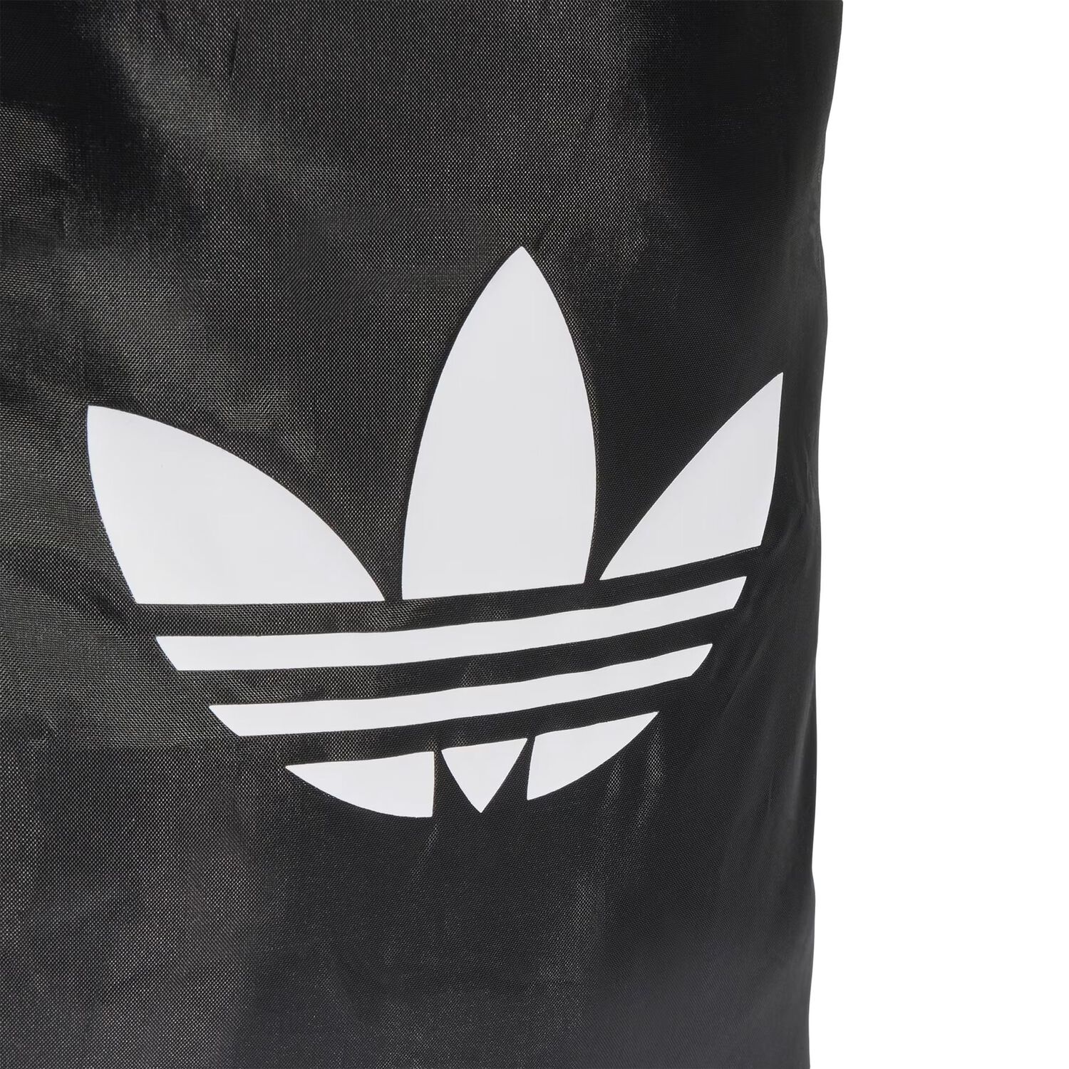 Black Trefoil Logo Gym Sack, 1, hi-res