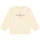 Beige Logo Younger Tracksuit, 3, hi-res