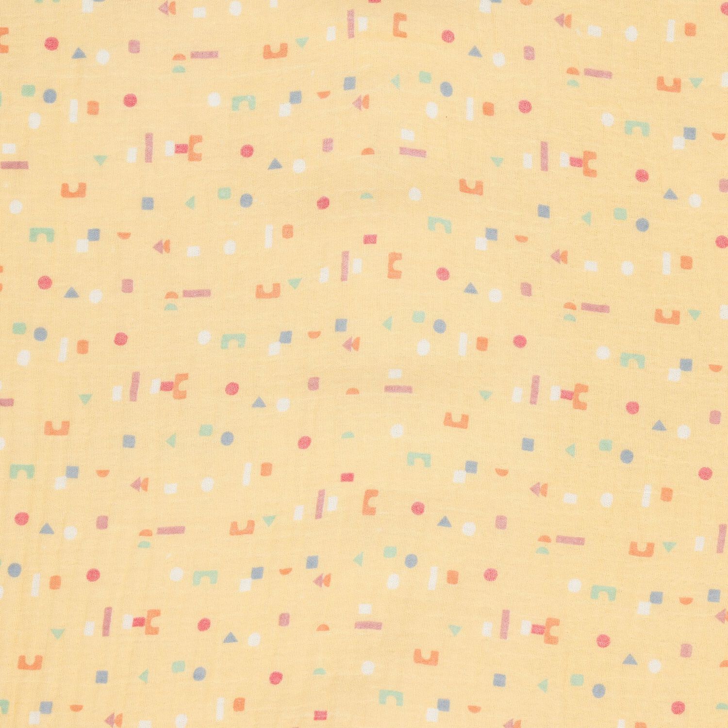 Yellow Baby Swaddle Blanket, 1, hi-res