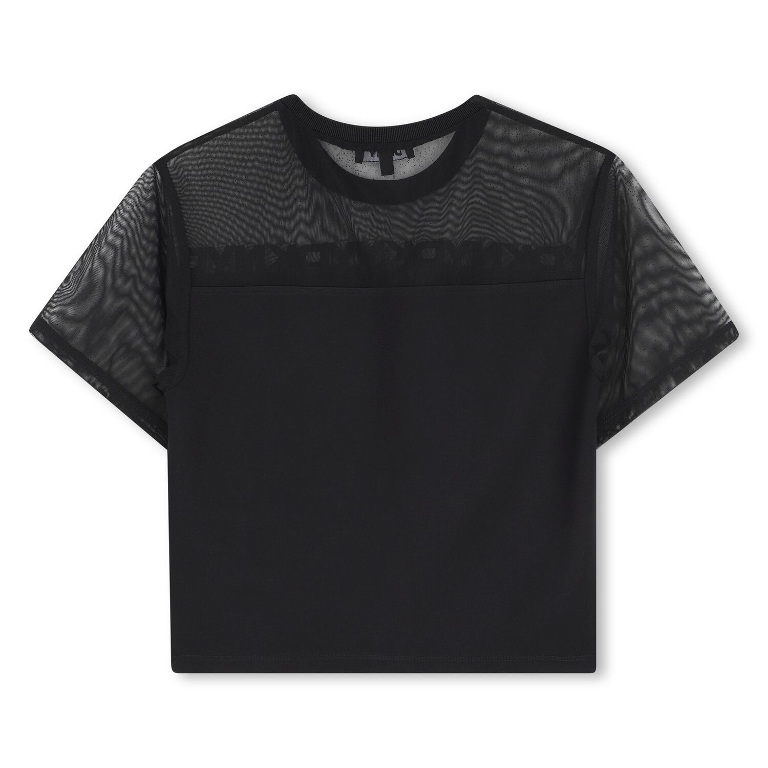 Girls Mini Me Black Logo T-Shirt, 1, hi-res