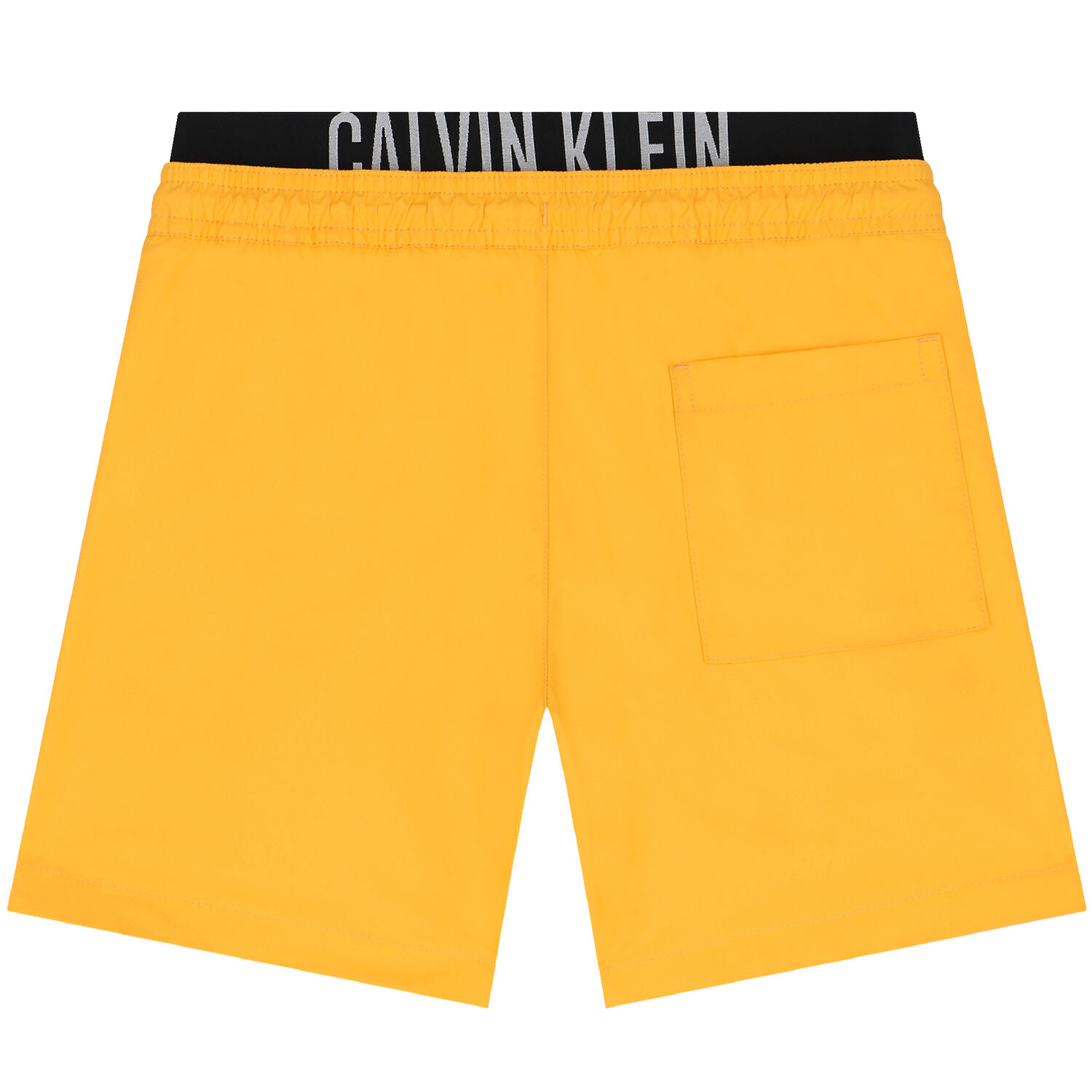 Boys Orange Logo Swim Shorts, 1, hi-res