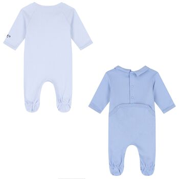 Blue Tiger Logo Babygrows ( 2 Pack )