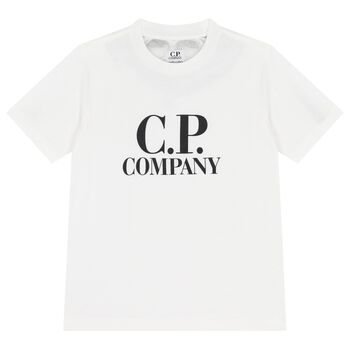 Boys White Logo T-Shirt 