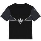 Black Logo Shorts Set, 1, hi-res