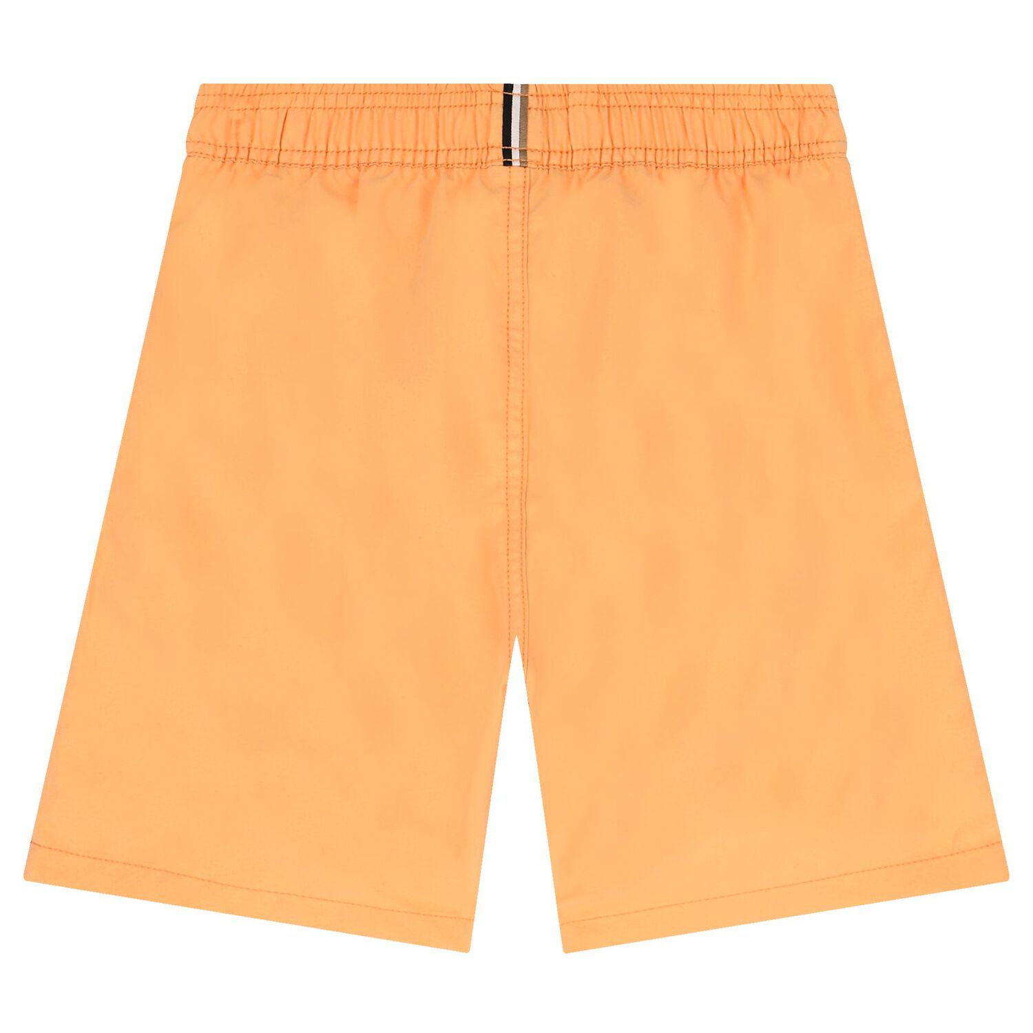 Boys Orange Logo Swim Shorts, 2, hi-res