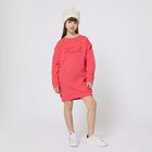 Girls Pink Logo Dress, 1, hi-res