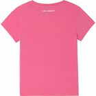 Girls Pink Logo T-Shirt, 1, hi-res
