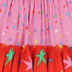Girls Pink Stars Skirt, 1, hi-res