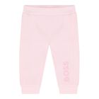 Baby Girls Pink & White Tracksuit Gift Set, 1, hi-res