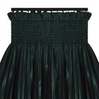 Girls Black & Green Logo Chiffon Skirt, 1, hi-res