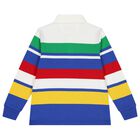 Boys Multi-Coloured Logo Polo Shirt, 1, hi-res