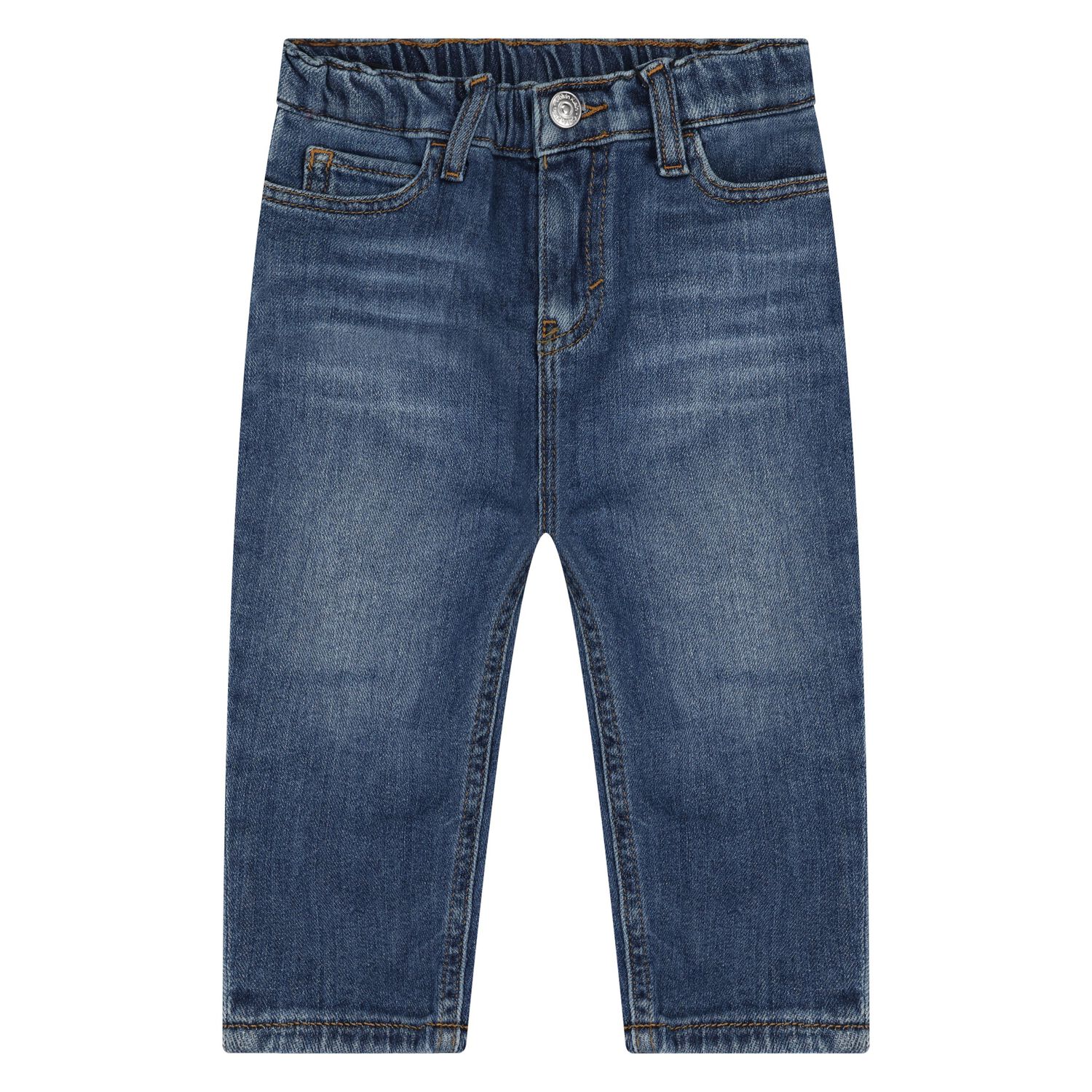 Younger Boys Blue Denim Jeans, 2, hi-res
