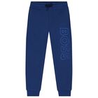 Boys Blue Logo Tracksuit, 1, hi-res