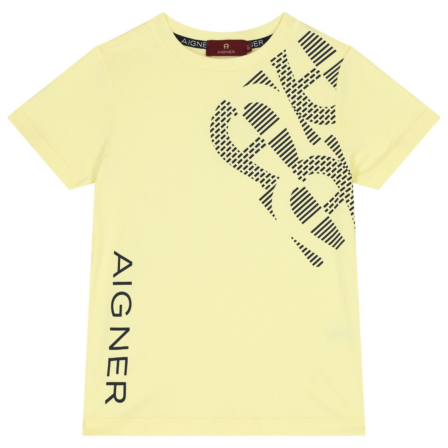 Boys Yellow Logo T-Shirt, 3, hi-res