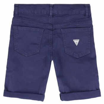 Younger Boys Navy Blue Denim Shorts