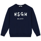 Navy Blue Logo Sweatshirt, 2, hi-res