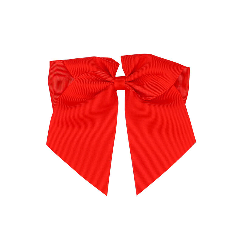Girls Red Bow Hair Clip, 5, hi-res image number null